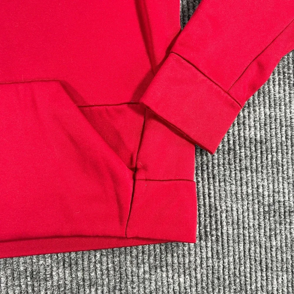 Nike Hoodie Sweatshirt Boys Medium Red Long Sleeve Football Dri Fit School